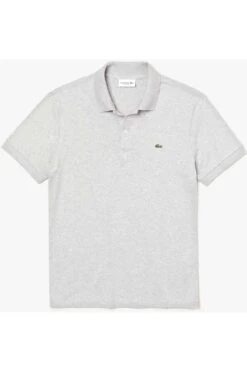 Lacoste Regular Fit Poloshirt Grau, Einfarbig