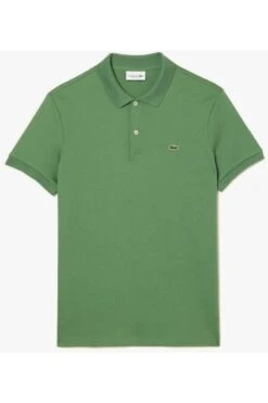 Lacoste Regular Fit Poloshirt Grün, Einfarbig