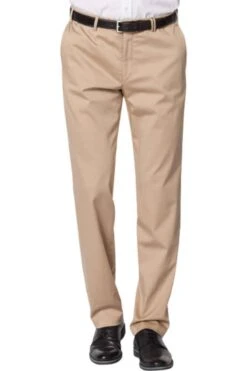 HILTL Peaker S Regular Fit Herren Chino Camel,Einfarbig