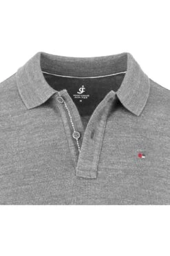 Jupiter Modern Fit Longsleeve Poloshirt Silber, Einfarbig -Pullover Geschäft JD50601 71140 700 1 800 1200x1200