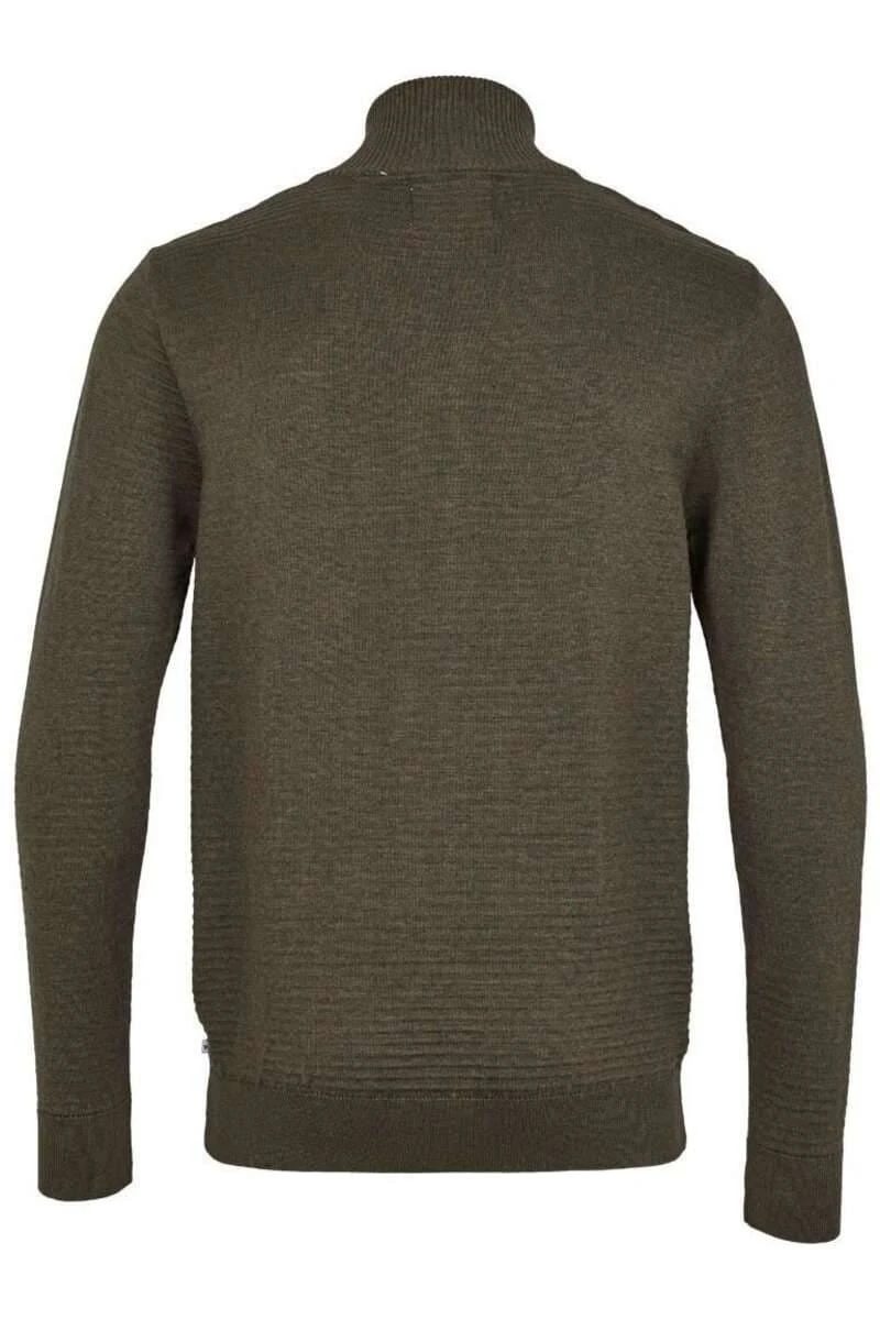 Kronstadt Regular FitCardiganZip Dunkelgrün 4 Kronstadt Regular FitCardiganZip Dunkelgrün – Bild 2