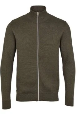 Kronstadt Regular FitCardiganZip Dunkelgrün
