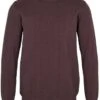 Kronstadt Regular Fit Herren Pullover Rundhals Dunkelbraun