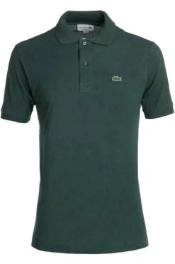 Lacoste Classic Fit Poloshirt Dunkelgrün, Einfarbig