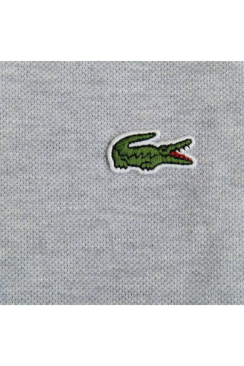 Lacoste Classic Fit Poloshirt Hellgrau, Einfarbig 5 Lacoste Classic Fit Poloshirt Hellgrau, Einfarbig – Bild 3