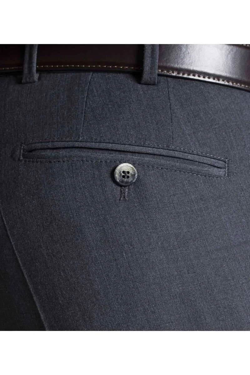 Meyer Modern Fit Herren Stoffhose Grau,Einfarbig 6 Meyer Modern Fit Herren Stoffhose Grau,Einfarbig – Bild 4