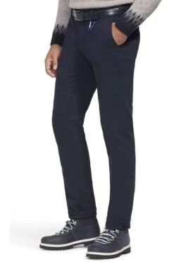 Meyer M5 Regular Fit Herren Chino Navy,Einfarbig