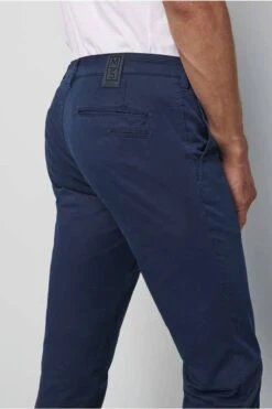 Meyer M5 Slim Fit Herren Chino Blau,Einfarbig -Pullover Geschäft MY M5FIT1 6008 18 1 800 1200x1200
