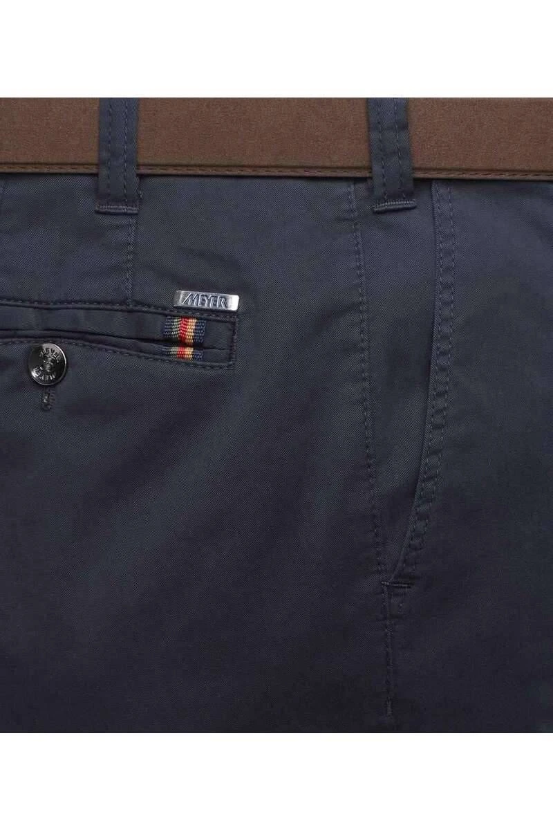 Meyer Modern Fit Herren Chino Marine,Einfarbig 6 Meyer Modern Fit Herren Chino Marine,Einfarbig – Bild 4