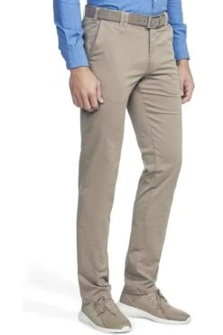 Meyer Modern Fit Herren Chino Camel,Einfarbig