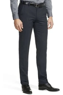 Meyer Flex Regular Fit Herren Stoffhose Marine,Einfarbig
