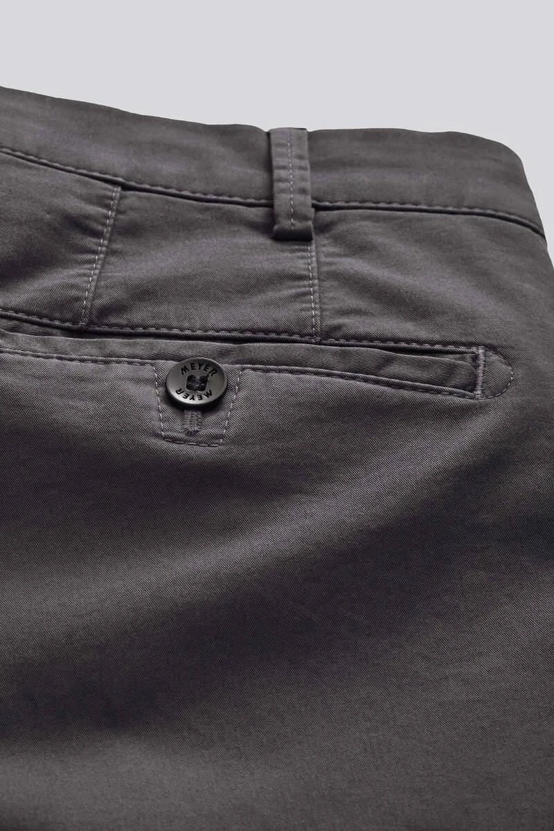 Meyer Regular Fit Herren Chino Anthrazit,Einfarbig 4 Meyer Regular Fit Herren Chino Anthrazit,Einfarbig – Bild 2