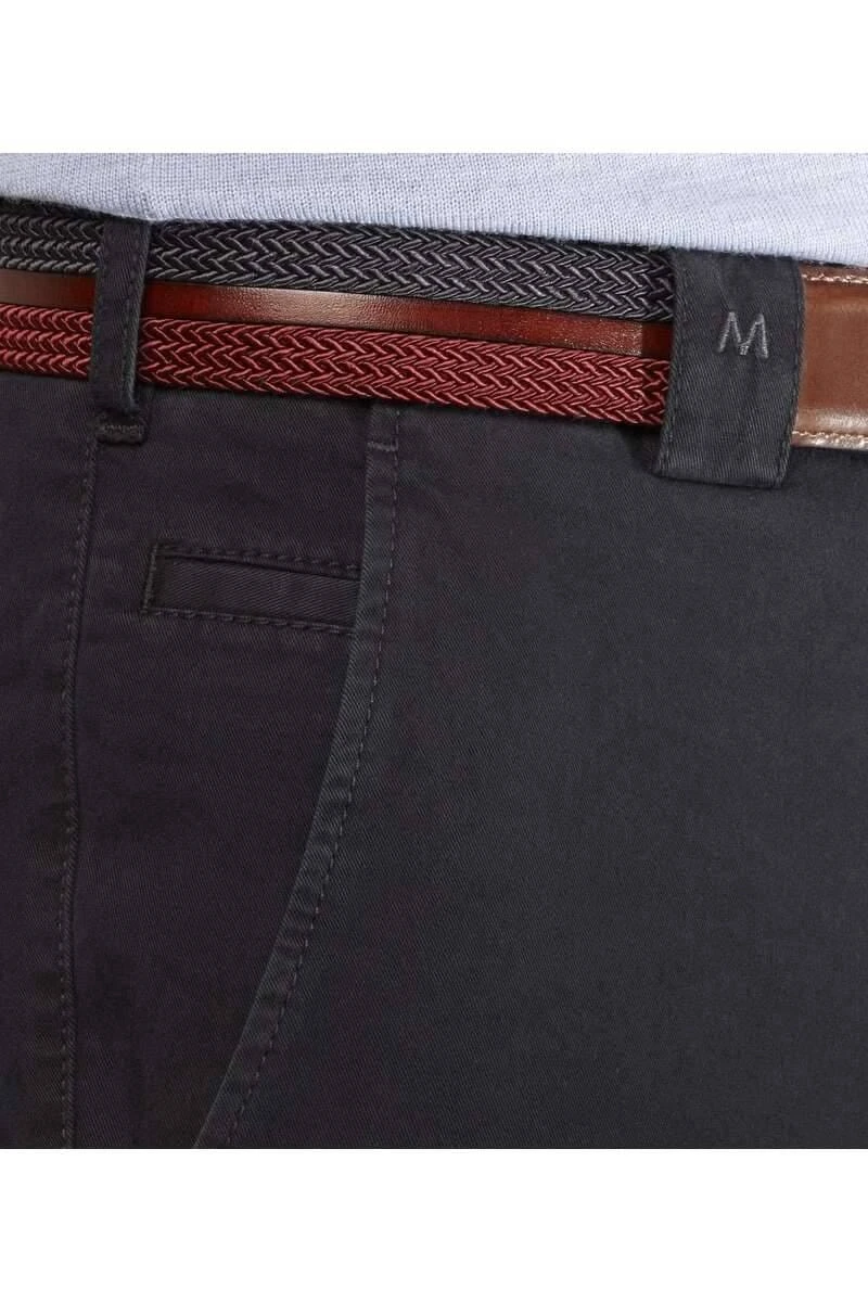 Meyer Regular Fit Herren Chino Marine,Einfarbig 4 Meyer Regular Fit Herren Chino Marine,Einfarbig – Bild 2