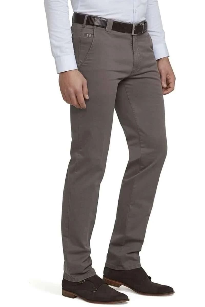 Meyer Regular Fit Herren Chino Stein,Einfarbig 3 Meyer Regular Fit Herren Chino Stein,Einfarbig