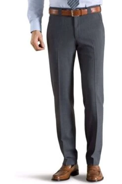 Meyer Regular Fit Herren Stoffhose Mittelgrau,Einfarbig