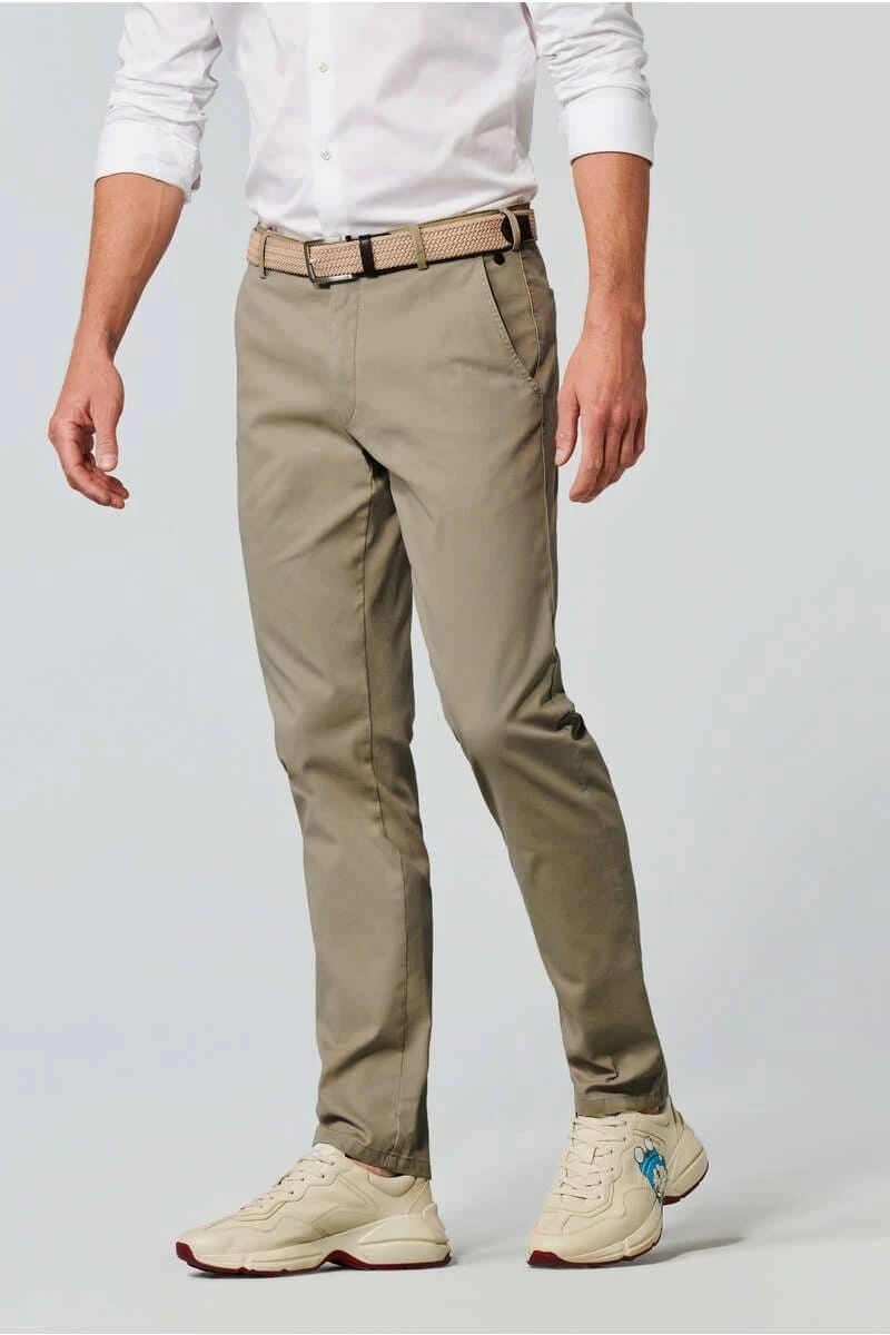 Meyer Slim Fit Herren Chino Braun,Einfarbig 3 Meyer Slim Fit Herren Chino Braun,Einfarbig