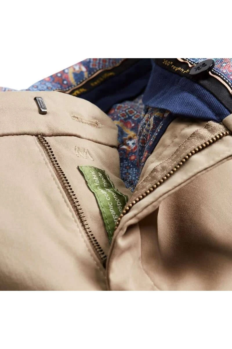 Meyer Slim Fit Herren Chino Beige,Einfarbig 5 Meyer Slim Fit Herren Chino Beige,Einfarbig – Bild 3