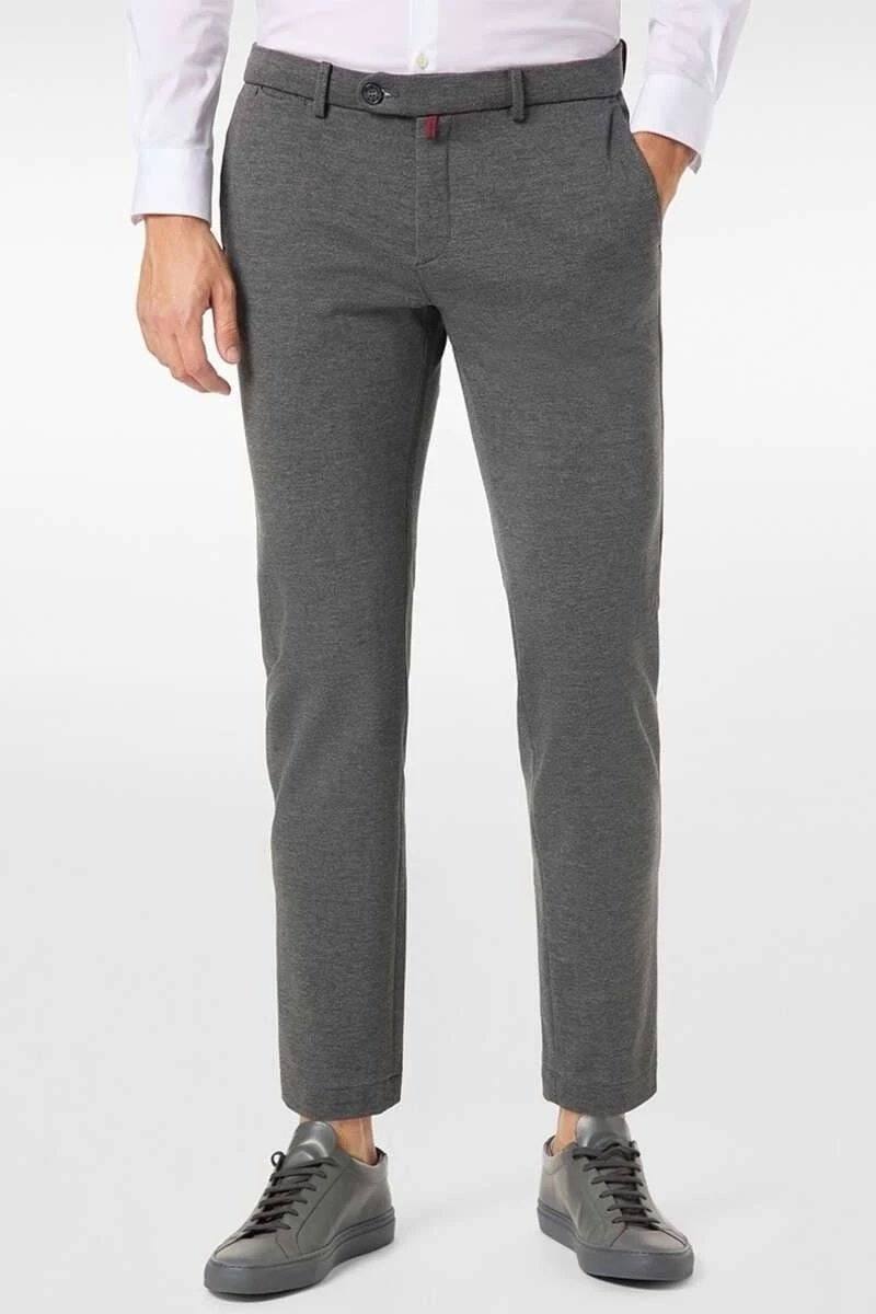 Pierre Cardin Jersey Slim Fit Herren Chino Grau,Einfarbig 3 Pierre Cardin Jersey Slim Fit Herren Chino Grau,Einfarbig