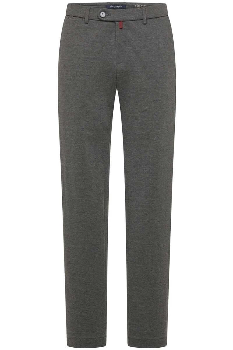 Pierre Cardin Jersey Slim Fit Herren Chino Grau,Einfarbig 6 Pierre Cardin Jersey Slim Fit Herren Chino Grau,Einfarbig – Bild 4