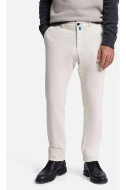 Pierre Cardin Antibes Slim Fit Herren Cordhose Weiss