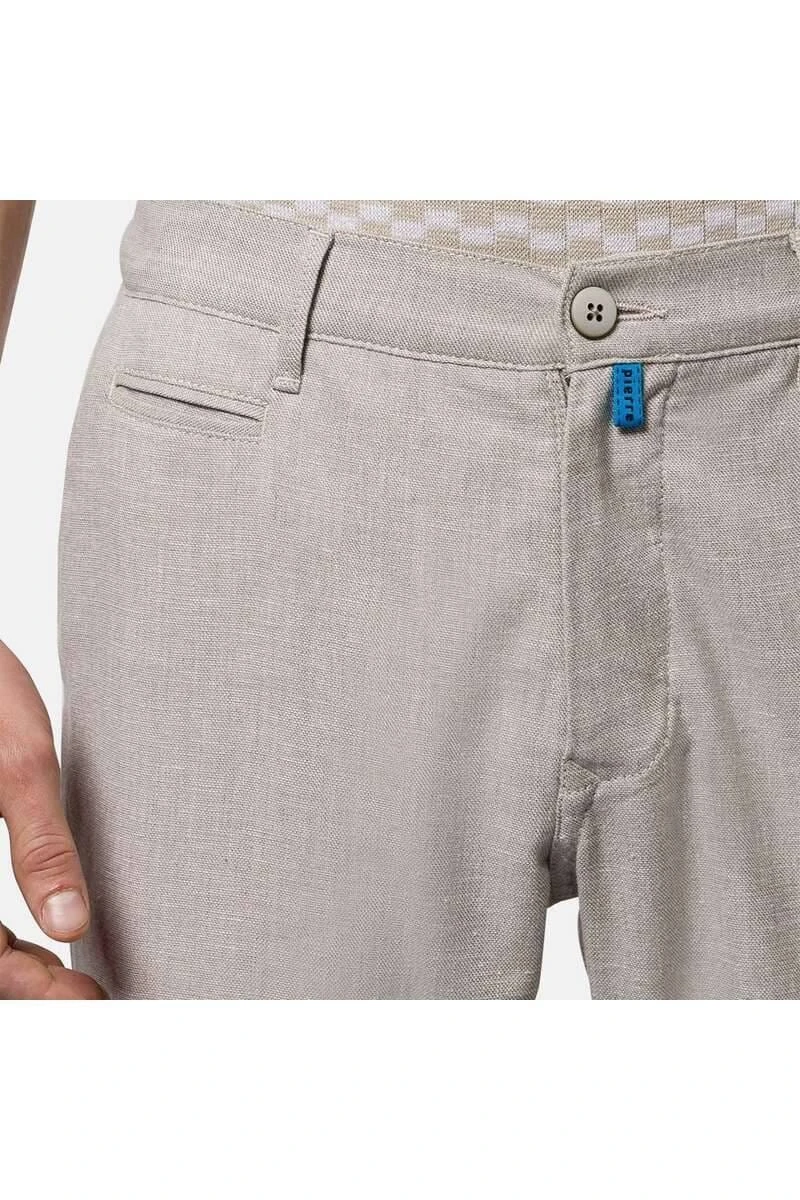 Pierre Cardin Lyon Modern Fit Leinenhose Pelikan 5 Pierre Cardin Lyon Modern Fit Leinenhose Pelikan – Bild 3