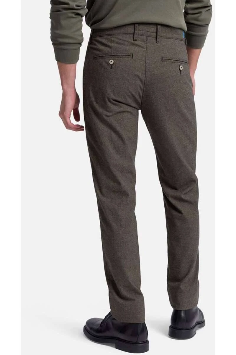 Pierre Cardin Lyon Tapered Fit Herren Chino Beige,Pepita 4 Pierre Cardin Lyon Tapered Fit Herren Chino Beige,Pepita – Bild 2