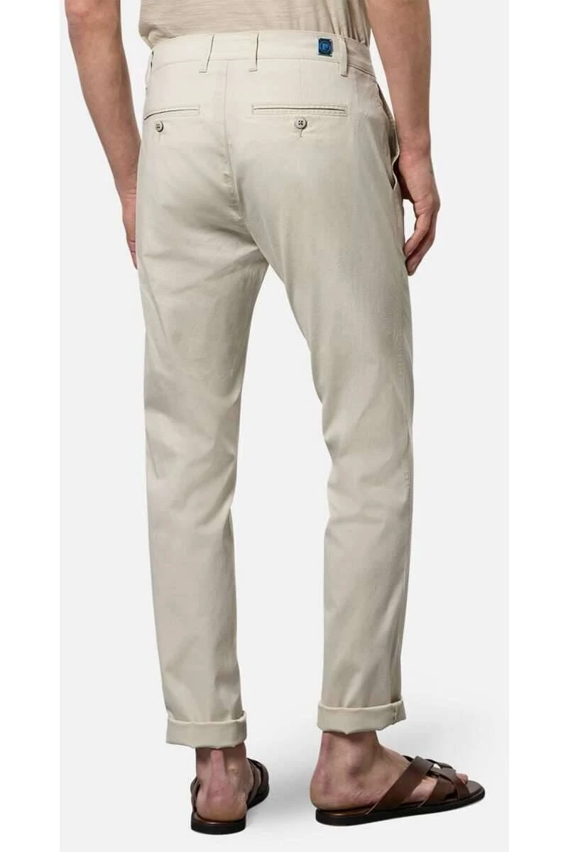 Pierre Cardin Lyon Tapered Fit Herren Chino Pelikan,Einfarbig 4 Pierre Cardin Lyon Tapered Fit Herren Chino Pelikan,Einfarbig – Bild 2