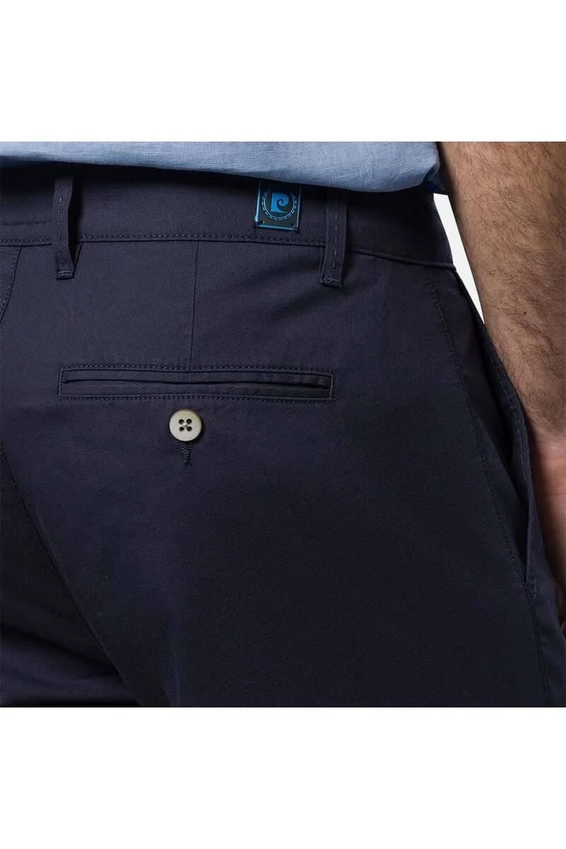 Pierre Cardin Lyon Tapered Fit Herren Chino Marine,Einfarbig 6 Pierre Cardin Lyon Tapered Fit Herren Chino Marine,Einfarbig – Bild 4