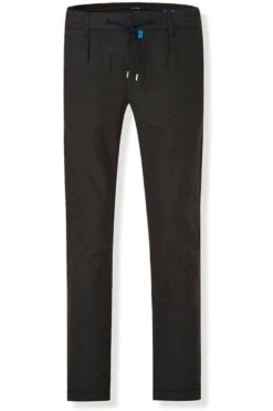 Pierre Cardin Lyon Modern Fit Wolloptik Herren Freizeithose Asphalt
