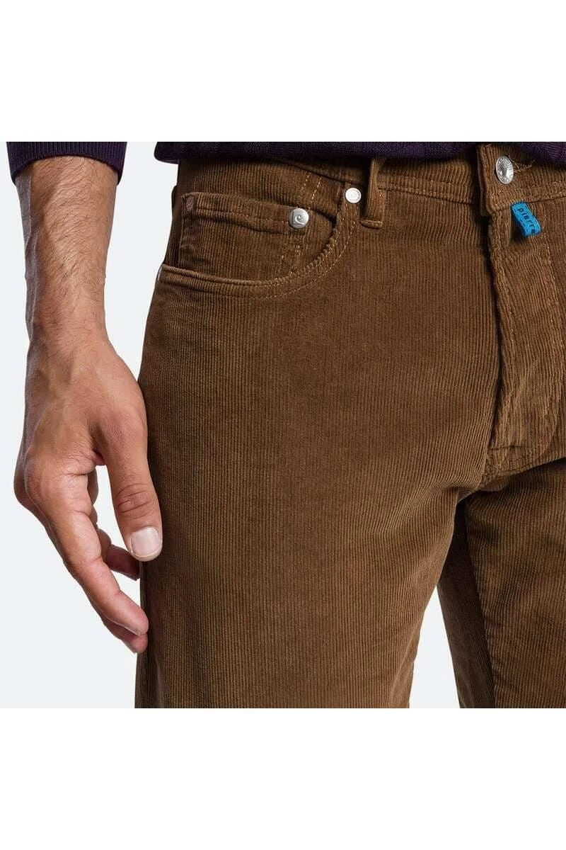 Pierre Cardin Lyon Tapered Fit Five-Pocket Herren Cordhose Braun 5 Pierre Cardin Lyon Tapered Fit Five-Pocket Herren Cordhose Braun – Bild 3