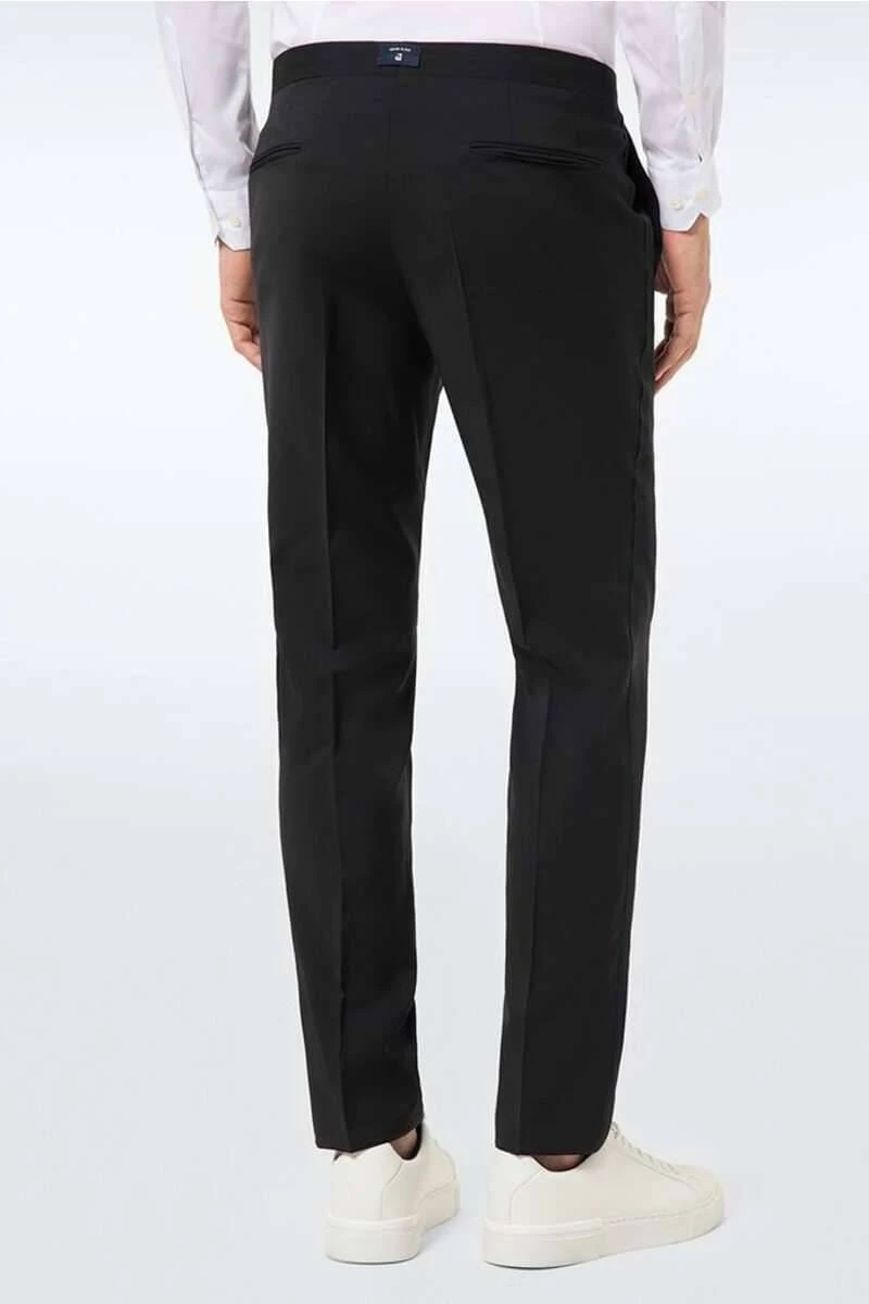 Pierre Cardin Auguste Modern Fit Herren Stoffhose Schwarz,Einfarbig 4 Pierre Cardin Auguste Modern Fit Herren Stoffhose Schwarz,Einfarbig – Bild 2