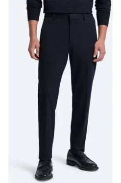 Pierre Cardin Rick Modern Fit Herren Stoffhose Blau,Mille Rayé