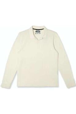 Pierre Cardin Modern Fit Longsleeve Poloshirt Weiss, Einfarbig