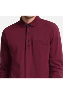 Pierre Cardin Modern Fit Longsleeve Poloshirt Weinrot, Einfarbig 8 Pierre Cardin Modern Fit Longsleeve Poloshirt Weinrot, Einfarbig -Pullover Geschäft PC C5 30104 3005 4303 3 800 1200x1200