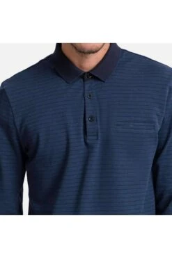 Pierre Cardin Modern Fit Longsleeve Poloshirt Schwarz, Gestreift -Pullover Geschäft PC C5 30114 3006 6312 3 800 1200x1200