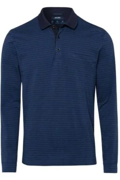 Pierre Cardin Modern Fit Longsleeve Poloshirt Schwarz, Gestreift -Pullover Geschäft PC C5 30114 3006 6312 5 800 1200x1200