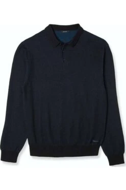 Pierre Cardin Modern Fit Herren Pullover Blau