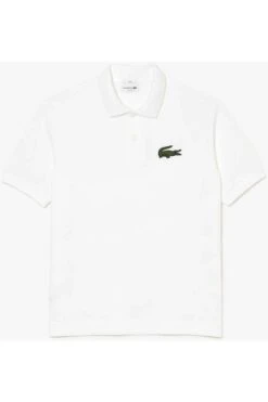 Lacoste Classic Fit Poloshirt Weiss, Einfarbig