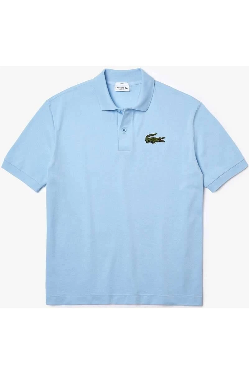 Lacoste Classic Fit Poloshirt Hellblau, Einfarbig 3 Lacoste Classic Fit Poloshirt Hellblau, Einfarbig
