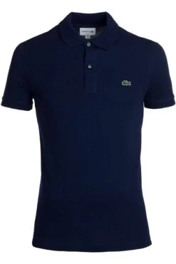 Lacoste Slim Fit Poloshirt Navy, Einfarbig