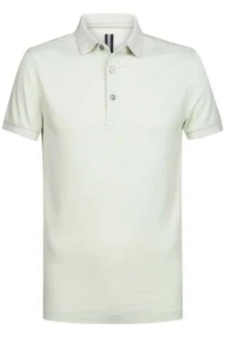 Profuomo Regular Fit Poloshirt Mint, Einfarbig