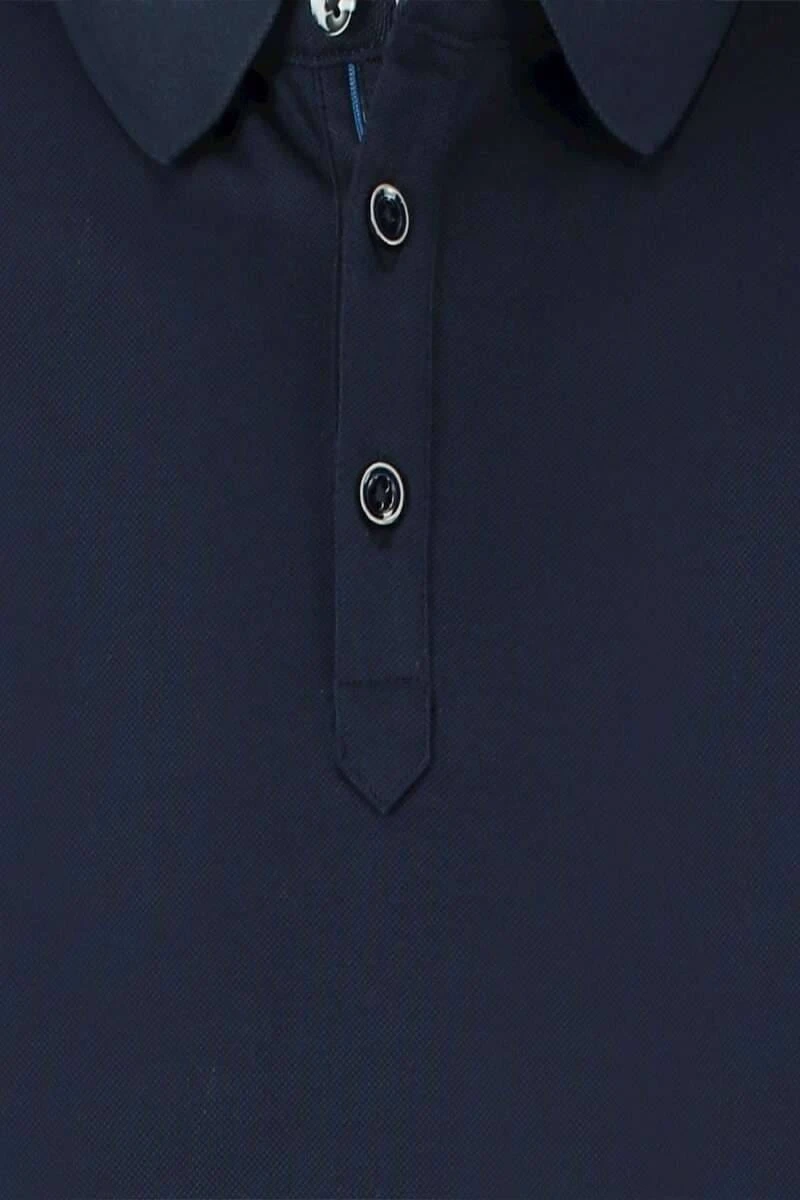 R2 Amsterdam Modern Fit Poloshirt Navy, Einfarbig 4 R2 Amsterdam Modern Fit Poloshirt Navy, Einfarbig – Bild 2