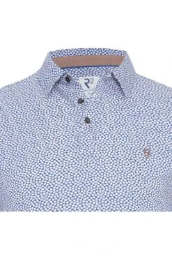 R2 Amsterdam Modern Fit Poloshirt Blau, Gemustert 5 R2 Amsterdam Modern Fit Poloshirt Blau, Gemustert -Pullover Geschäft R2 120 POLO 003 012 1 800 1200x1200