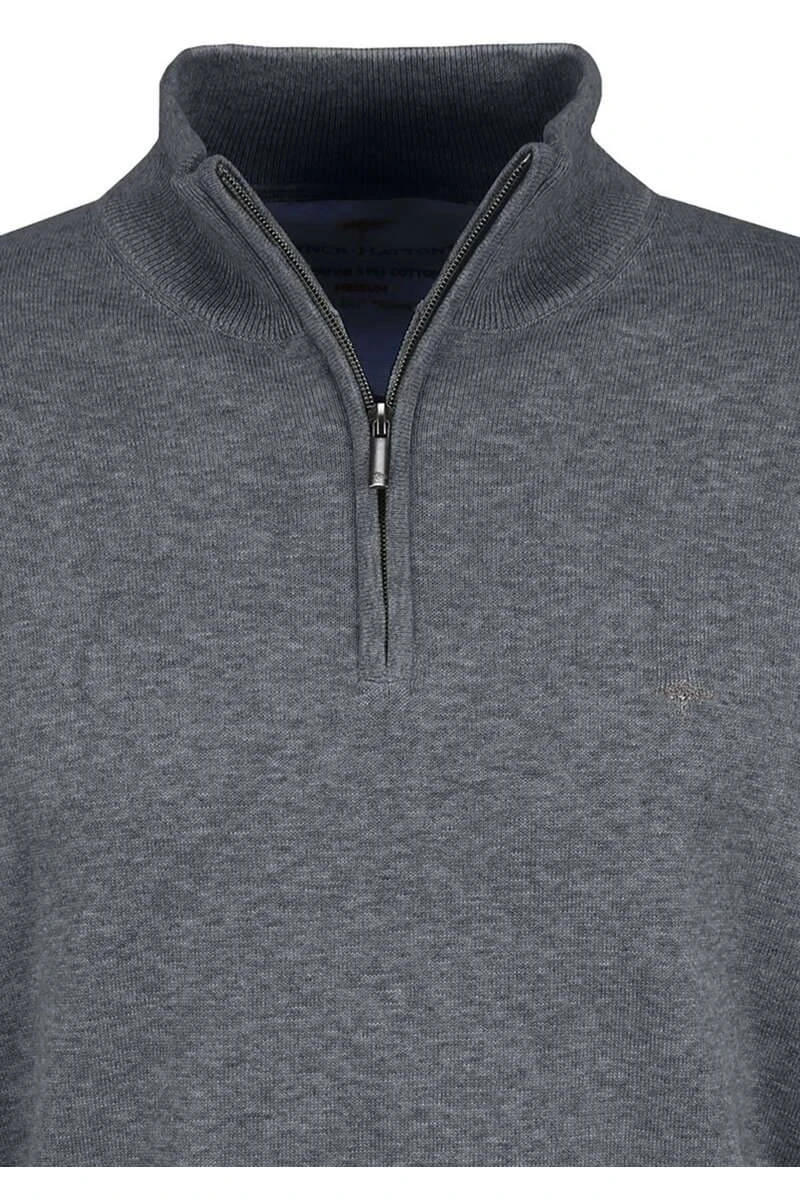 Fynch-Hatton TroyerZip Grau 4 Fynch-Hatton TroyerZip Grau – Bild 2