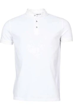 Thomas Maine Slim Fit Poloshirt Weiss, Einfarbig